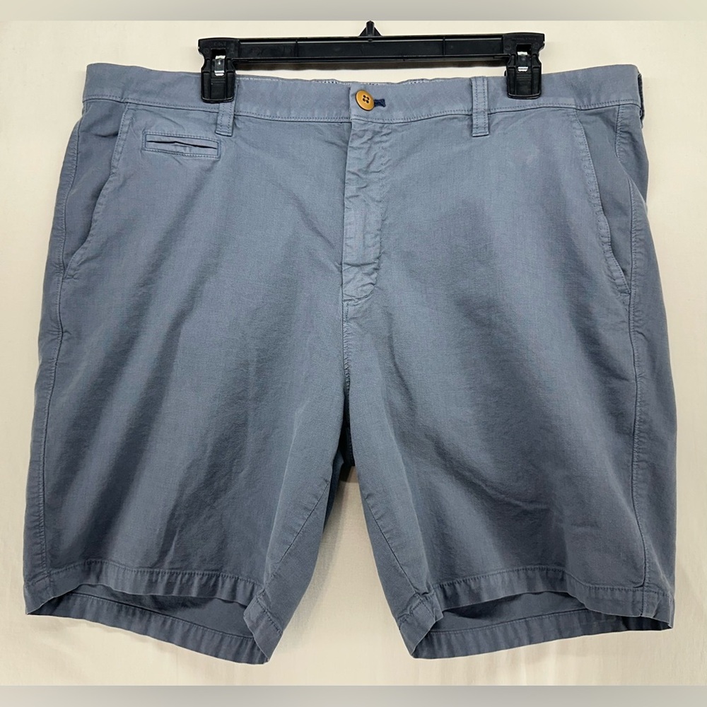 JOHNNIE-O Santiago Cotton Stretch‎ Mens Shorts Chino Blue Gray Preppy Size 38